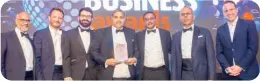  ?? ?? Enterprise Award (in associatio­n with Alliance Healthcare): Mayank Patel, Pearl Chemist Group, south London. (From left) Shailesh Solanki, Alliance Healthcare’s Ashley Kilgas, Luis Gama, Mayank Patel and Keten Agraavat from Pearl Chemist Group, Kalpesh Solanki, and Matt Forde