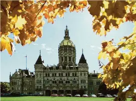  ?? Associated Press file photo ?? The state Capitol in Hartford.