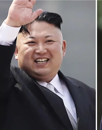  ??  ?? STORMÖTE. Nordkoreas ledare Kim Jong-un och USA:S president Donald Trump har planerat att mötas i Singapore i
