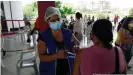  ??  ?? Brazil's infection rate has been skyrocketi­ng, while vaccinatio­n has been criticized as disorganiz­ed