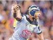  ?? Johnathan Thurston celebrates the Cowboys’ win over the Broncos in Round 2 last season. ??