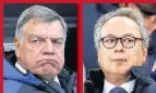  ??  ?? SHOWDOWN Allardyce met Moshiri