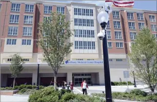  ?? FILE PHOTO ?? The exterior of Albany Medical Center Hospital’s Patient Pavilion.