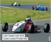  ??  ?? Luke Cooper won 2018 Castle Combe FF1600 title