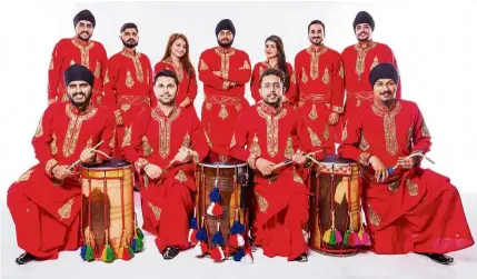  ?? — Photos: Handout ?? Malaysian outfit Dhol Alliance is one of the groups in this year’s Kaleidosco­pe drumming festival, presented by Hands Percussion. Dhol Alliance will also be conducting a workshop class.