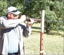  ?? TIMES file photograph ?? A shooter takes aim during the 2015 Turkey Shoot.