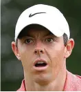  ??  ?? Chips are down: McIlroy