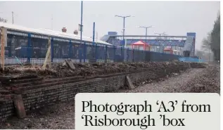  ?? PHIL MARSH ?? The former Watlington bay platform at Princes Risborough, under restoratio­n on February 10.