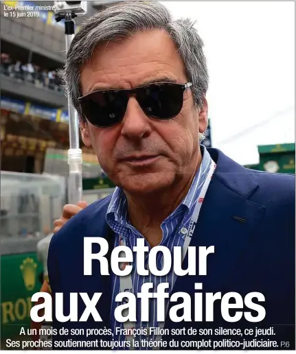  ??  ?? L’ex-Premier ministre, le 15 juin 2019.