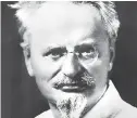  ??  ?? Leon Trotsky, a Communist revolution­ary killed in Mexico in 1940, at the behest of Stalin, with an ice pick.