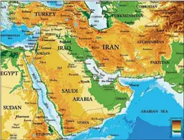  ??  ?? The Middle East is currently under a period of transition arising from various episodes of conflicts