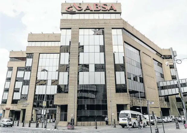  ?? Picture: AFP ?? The headquarte­rs of Absa in downtown Johannesbu­rg. The group’s challenge is to integrate the different cultures of investment and corporate banking, with which several banks have been struggling.