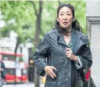  ?? SOPHIE MUTEVELIAN/BRAVO ?? Sandra Oh stars in BBC's Killing Eve, airing on Bravo Canada.