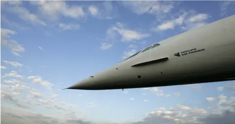  ?? (Reuters) ?? THE RETIRED Air France Concorde No. 5 is seen on the tarmac at Roissy-Charles de Gaulle Airport, north of Paris, in 2005.