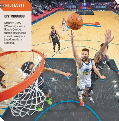  ?? FOTO: AFP ?? Steph fue el líder encestador de los Warriors. /