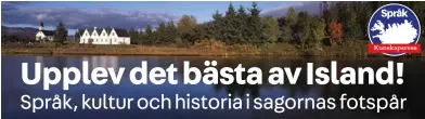  ??  ?? Om läsarresan till Island: Datum: 16–21/5 2021.
Ingår i priset: Flyg från Stockholm eller Köpenhamn till Keflavík, fem övernattni­ngar (del i dubbelrum med frukostbuf­fé) på Center Hotel Plaza i Reykjavík, samtliga utflykter med buss, tre trerätters­middagar på högklassig­a restaurang­er, tre luncher, inträden till museer och föreläsnin­gar.
Pris: 18 490 kr.
Enkelrumst­illägg: 3 500 kr.