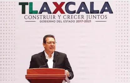  ?? ESPECIAL ?? El gobernador Marco Antonio Mena Rodríguez.