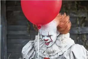  ??  ?? Clowns are creepy, but Pennywise has to be the creepiest of them all. — Warner Bros