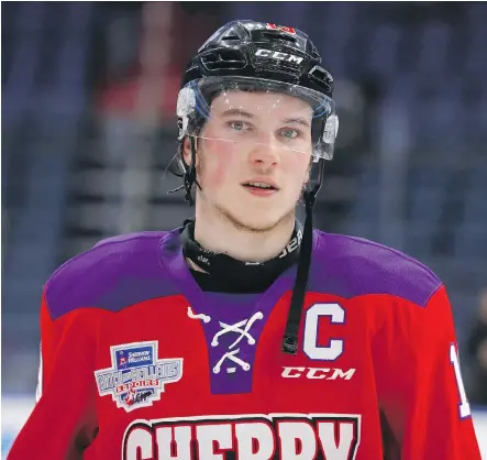  ?? MATHIEU BELANGER/ GETTY IMAGES ?? Injuries affected his 2016-17 season, but Brandon Wheat Kings forward Nolan Patrick is still considered a top contender to be the first overall pick in the 2017 NHL Draft. Saturday’s draft lottery will determine who gets the first shot at landing...