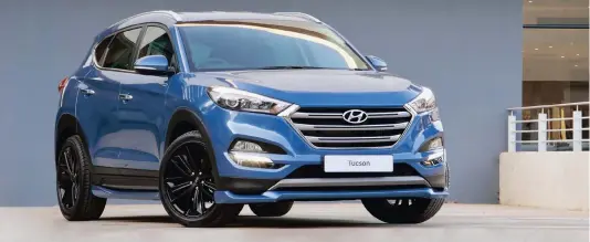  ??  ?? The 1.6 turbo engine of the Sported-up Tucson gets an extra 20kW and 30Nm