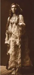  ?? ?? Left: Edward S. Curtis (18681952), A Young
Nez Perce, 1910, photogravu­re on Holland Van Gelder, 71/8 x 3¼ in. Estimate: upon request