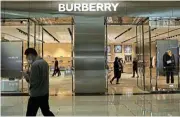  ?? /Reuters/File ?? Fashionabl­e: British luxury good maker Burberry says it has strong growth in mainland China and Korea.