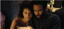  ?? GUY D’ALEMA/FX ?? Zazie Beetz stars alongside Donald Glover in FX series Atlanta.