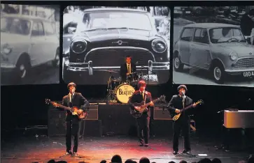  ??  ?? Get back: Beatlemani­a promises to showcase the music of the Fab Four.