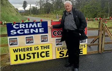  ?? JOANNE CARROLL/ STUFF ?? Bernie Monk says it was always a matter of time before police turned up on the doorstep ready to reopen the investigat­ion into the Pike River mine explosion.