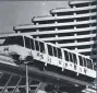  ??  ?? Gold Coast’s monorail.