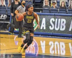  ?? Courtesy of Monmouth Athletics ?? Isis Young of Siena led the MAAC in scoring this season at 18.9 points a game.