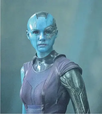  ?? |GENTILEZA ?? Karen Gillian es Nebula en “Guardianes de la Galaxia”