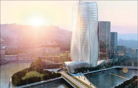  ?? COMISSIÓ GESTORA DEL PROJECTE ZORROTZAUR­RE ?? Nous habitatges i un centre de negocis donaran aquesta nova imatge al Bilbao del segle XXI