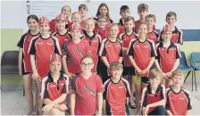  ?? ?? The Deepings squad brought home 21 medals from the Fenland Meet.