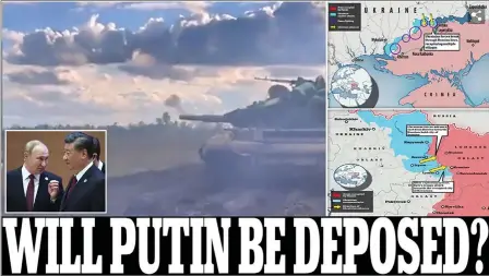  ?? (Daily Mail) ?? Alp Sevimlisoy, a fellow with the Atlantic Council think tank, believes there would be no way for Putin to survive defeat in Ukraine - and that Russia itself may crumble with his departure.