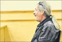  ?? DIANE CROCKER/THE WESTERN STAR ?? Ronald Thomas, owner of C-mac Constructi­on, is seen in provincial court in Corner Brook on Monday.