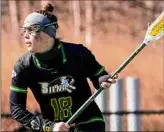  ?? Siena athletic communicat­ions ?? Siena’s Nicole McNeely had six goals and four assists in a 16-11 win over Fairfield on Saturday.