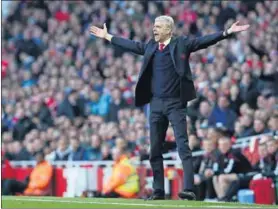  ?? Photo: Paul Gilham/Getty Images ?? His own man: Arsène Wenger, manager of Arsenal, is quite happy ‘directing’ football without any help.