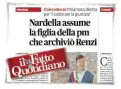  ??  ?? Palazzo Vecchio Il sindaco Dario Nardella e, sopra, lo scoop del “Fatto” sull’assunzione