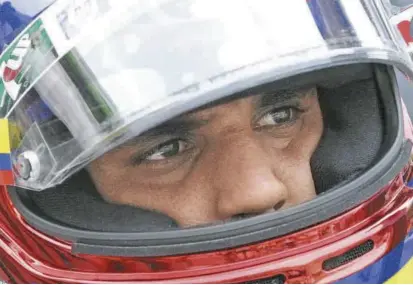  ?? FOTO ?? Juan Pablo Montoya viene de competir hace mes y medio en las 24 Horas de Daytona, en las que terminó en el cuarto lugar. Este año intentará ganar su tercera Indy 500.