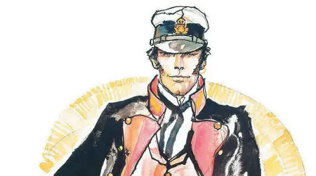  ??  ?? La «star» Corto Maltese, comparve per la prima volta ne «Una ballata del mare salato», nel luglio 1967