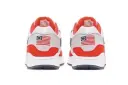  ?? NIKE VIA ASSOCIATED PRESS ?? This image shows Nike Air Max 1 Quick Strike Fourth of July shoes that display a U.S. flag with 13 white stars in a circle, known as the Betsy Ross flag.