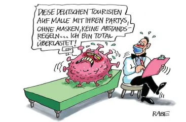  ??  ?? KARIKATUR: RALF BÖHME