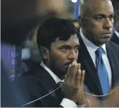  ??  ?? Charith Senanayake, centre, has resigned in his fourth stint with Sri Lanka Cricket. He has blamed talent drain, outside interferen­ce and lack of planning as his reasons