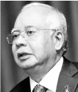  ??  ?? Najib