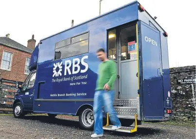  ?? Picture: Andy Thompson Photograph­y. ?? The branch will be replaced by a mobile van that will visit Montrose twice a week.