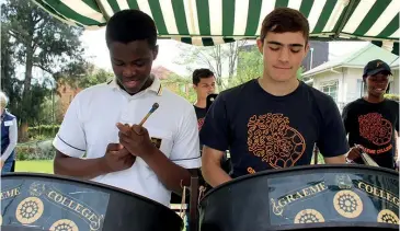  ??  ?? The Graeme College Steel Drum Band.