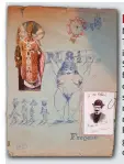  ??  ?? Il disegno
Nel libro di Aldo Tassone è riprodotto il disegno della Saraghina felliniana: faceva parte di una cartella con sopra scritto 8½, con tanto materiale sul film che ricevette da Ennio Flaiano in dono. Fu grazie allo scrittore che conobbe Fellini