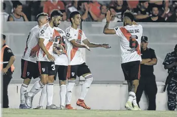  ?? /TWITTER RIVER PLATE. ?? River Plate, con 30 puntos, es uno de los colíderes del fútbol argentino.