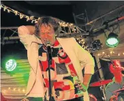  ??  ?? VETERAN ROCKER: Duck Chowles will front the Centrestag­e band as Mick Jagger on Sunday